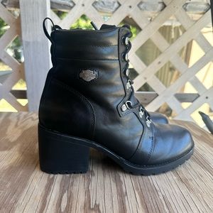 Harley-Davidson Women's Marinda 5-Inch Black Motorcycle Boots, D84760, Size 9.5